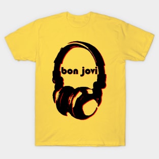 Bon Jovi: Headphones T-Shirt